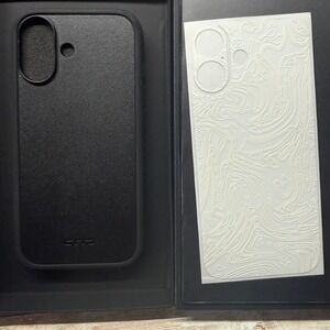 dbrand Grip Case Matte Black iPhone 17  White Topo Skin New Open Box